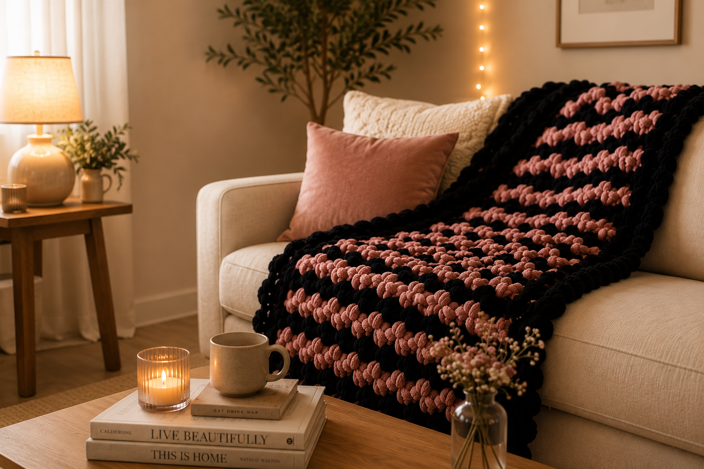 Midnight Blush Blanket